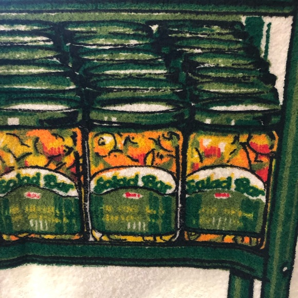 80's Salad Bar Beach Towel - Novelty Pickle Bath Sheet - Beach Supplies - Picture 5 of 14